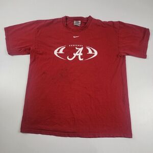 Vintage 90's Y2K Nike Alabama Crimson Tide NCAA T-Shirt Men's Large Double Sided